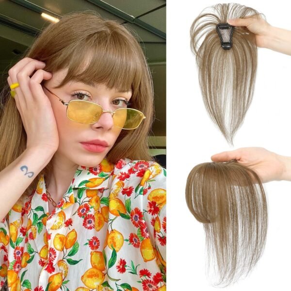 【1003】Synthetic Hair Bangs Clip in Extensions for Women,Glueless Wigs
