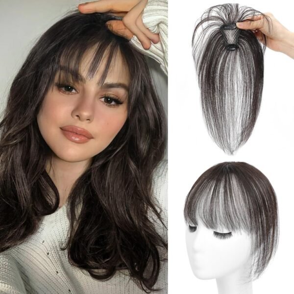 【1003】Synthetic Hair Bangs Clip in Extensions for Women,Glueless Wigs - Image 5