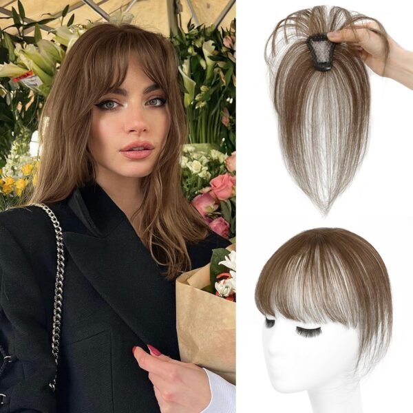 【1003】Synthetic Hair Bangs Clip in Extensions for Women,Glueless Wigs - Image 3