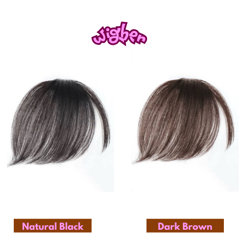 【1015】Human Hair Bangs Clip in Extensions for Women,Glueless Wigs