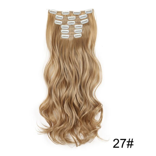 【S1003】Synthetic Hair Pieces,Clip in Extensions for Women,Glueless Wigs