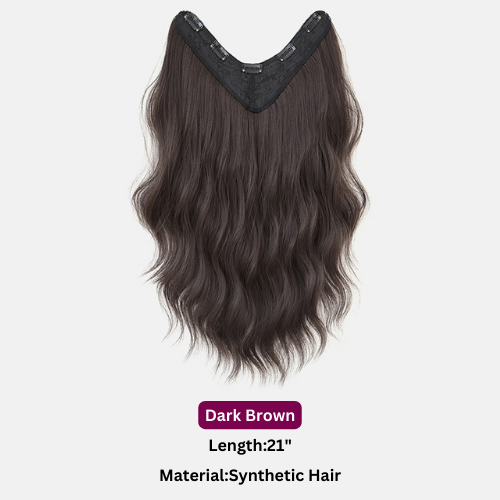 【S1001】Synthetic Hair Pieces,Clip in Extensions for Women,Glueless Wigs